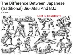 the differences between japanese traditional ju - jitsu and bjjj links in comments