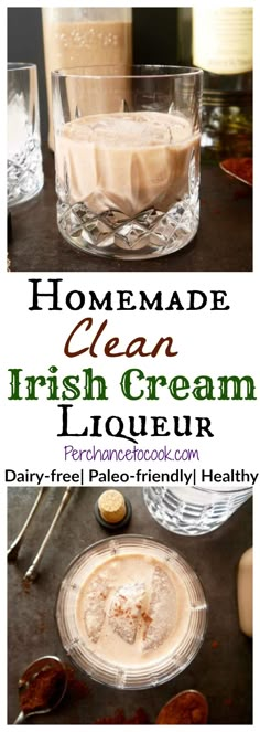 homemade clean irish cream liquer recipe