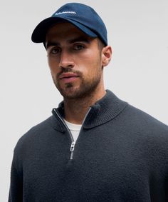 Layer On The Softness. Cozy Cotton-Blend Fabric And An Easy Fit Make This Half-Zip Sweater A Timeless Staple. Designed For Casual. Designed To Fit Loosely With Extra Room In The Chest And At The Waist. | Relaxed-Fit Half-Zip Knit Sweater Men's Sweaters, Social Impact, Half Zip Sweaters, Extra Room, Zip Sweater, Half Zip, Sweater Outfits, Knit Sweater, Knitted Sweaters