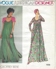 a woman's dress and top sewing pattern from the american designer, featuring an image of