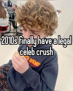 a young boy eating a piece of food with the words 2013 finally have a legal cele