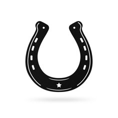 Good Luck Horseshoe 10"x9.5" / Black - RealSteel Center Metal House Signs, Luck Symbols, Good Luck Horseshoe, Good Luck Symbols, Metal Signs Decor, Metal House, Wall Art Metal, Custom Metal Signs, Custom Decor