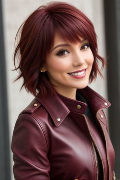 Short Hairstyle Women Auburn Hair, Coller Bone Haircuts, Short Hair With Wispy Bangs Round Face, Hair Cuts For Thinner Hair Round Face, Short Bob Hairstyle Women Round Face, Classy Short Hair Cuts, Melissa Mccarthy Hair, Short Auburn Hair Bob, Short Hairstyles 2024