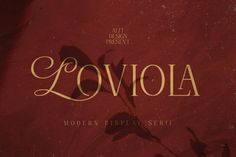 the word lovola is written in gold on a red background with a rose