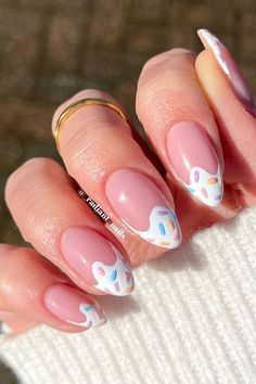 Cute Pastel Nail Ideas, One Accent Nail Designs, Fun And Simple Nails, Nail Design Inspo 2024, Fun Nail Art Ideas, Love Shack Fancy Nails, Squishmallow Nails, Cute Easy Nail Designs For Beginners, Sprinkle Nail Art