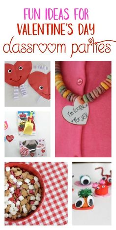 fun ideas for valentine's day classroom parties that are perfect for the kids to make