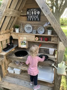 Diy Toddler Playground, Mud Kitchen Accessories, Plants Shelves, Forest Preschool, Outdoor Play Kitchen, Toddler Garden, Mud Kitchen For Kids, Interior Design Wall Art, Interior Design Wall