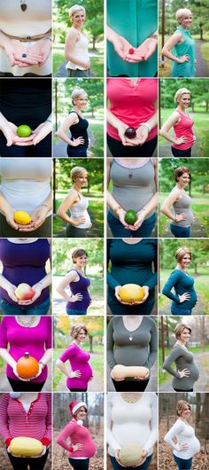 pregnant women doing yoga poses in different colors