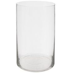 an empty glass on a white background with clipping for text or image to be used as a vase