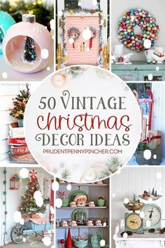 Vintage Christmas Wreaths, Vintage Christmas Tree Ideas, Diy Vintage Christmas, Vintage Christmas Decor Ideas, Vintage Inspired Christmas Tree, Old Fashion Christmas Tree, Vintage Christmas Toys, Tinsel Christmas Tree, Retro Christmas Decorations