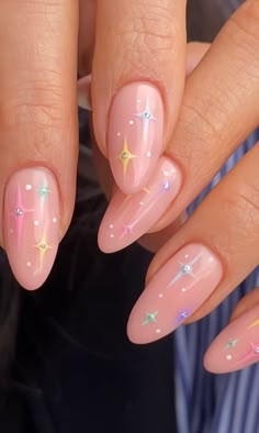 Colorful Nails, Disney Nails, Kawaii Nails, Nail Art Summer, Pretty Acrylic Nails, Summer Nail, Nail Arts, Nails Acrylic, Cute Acrylic Nails