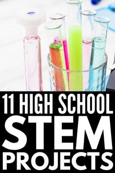 Stem Project Ideas, Project Based Learning High School, High School Science Projects, High School Science Activities, High School Science Experiments, High School Science Fair Projects, High School Science Fair, Science Fair Ideas, Classroom Organization High School