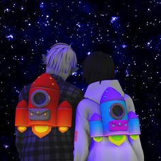 Cute and Disgusting / Nikola's Rocket Sims 4 Cc Clothes Mm, Rocket Backpack, Cc Accessories, Zombie Christmas, Alien Clothes, Cc Furniture, Cc Mods, The Sims 4 Packs, Space Outfit