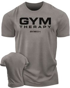 PRICES MAY VARY. T-Shirts 60% Cotton/40% Poly; Hoodie 100% Cotton Made in USA or Imported Pull On closure Machine Wash Gym Therapy - These fitness mens shirts carry fun sayings and quotes about exercise. The humor and novelty on each funny gym shirt for men will make them a favorite wardrobe piece Cool T-Shirt - These funny workout shirts for men with sayings feature a cotton tee perfect for a guy at the gym. The gym workout shirts for men are highly comfortable and flexible for workouts Unique Gym Therapy, Powerlifting Shirts, Gym Shirts Mens, Weightlifting Shirts, Motivation Shirt, Funny Gym Shirts, Fun Sayings, Funny Workout Shirts, Gym Attire