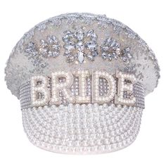 PRICES MAY VARY. ✨PEARL DESIGN: The bride hat is made from high quality materials and we have affixed over 200 pearls to the brim section for a luxurious and regal look. ✨PERFECT FIT: Our bride hat hen party have an elastic band on the inside to fit almost all head sizes, no need to worry about varying sizes when you get it and you catch their eye. ✨DIFFERENT STYLES:Pearls are an understated, luxurious beauty, and a rhinestone design are two different styles. Wearing it you can show others your Bride Captain Hat, Best Bachelorette Gifts, Bachelorette Party Must Haves, Bach Cruise, Sparkly Gifts, Disco Hat, Cruise Bachelorette Party, Lake Bachelorette, Bride Hats