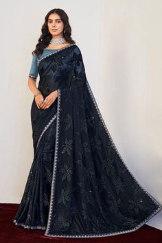 Stone Work Saree, Buy Salwar Kameez Online, Trendy Saree, Fancy Jewellery Designs, Simple Sarees, Salwar Kameez Online, Indian Sarees Online, Trendy Sarees