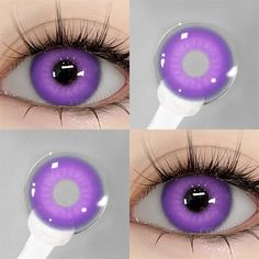 1pair Halloween Cosplay Color Contact Lenses Cosplay Lens Anime Purple Lenses Pink Contact Lense Makeup Eye Lens Yearly Material: HEMA Certification: CE External Testing Certification: ce Item Type: Color Contact Lenses Model Number: MCK1 Package Quantity: TWO PIECES Contact Lenses Type: Yearly Disposable Diameter (mm): 14-14.5mm Thickness(mm): 0.04-0.06 mm Color contact lens type: Circle Color Lenses Diopters: Non prescription lenses Life Span: Yearly Disposable Contacts Lenses Expiration time1 Blue Eyes Contacts, Purple Lenses, Character Cosplay, Eye Lenses, Halloween Contact Lenses