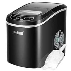 an image of a black ice maker