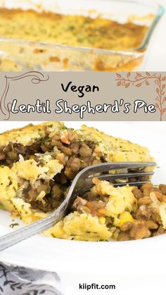 Vegan Lentil Shepherd’s Pie is a hearty vegan meal! This plant-based shepherd's pie recipe twist on a classic comfort dish features seasoned lentils, mixed veggies, and a layer of creamy mashed cauliflower baked to golden perfection. This dairy free lentil shepherd's pie is perfect for family dinners, meal prep, or a warm, satisfying vegan main dish. Vegetarian Shepherds Pie, Vegan Shepherds Pie, Shepherd's Pie Recipe, Vegan Mashed Potatoes, Slow Cooker Lentils, Vegan Beef, Vegetarian Comfort Food, Shepherds Pie Recipe, Easy Vegan Dinner