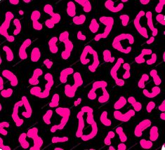 pink leopard print on black background