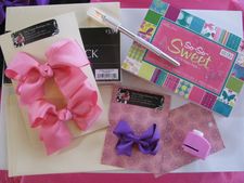 How to Make Hair Bow Cards - Hair Bow Display Instructions Bow Display Cards, Bow Cards, Hats For Girls, Business Card Displays, Download Hair, Craft Booth Displays