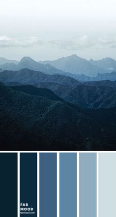 the mountains are covered in blue hues and there is no image here to provide a caption for