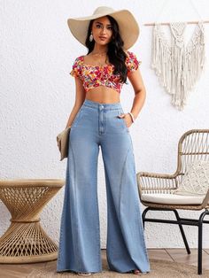 Details:Button \nStyle:Casual \nDetails:Pocket \nDetails:Zipper \nClosure Type:Zipper Fly \nColor:Black \nPattern Type:Plain \nType:Wide Leg \nJeans Style:Mom Fit \nWaist Line:Natural \nLength:Extra Long \nFit Type:Loose \nFabric:Non-Stretch \nMaterial:Denim \nComposition:58.0% Cotton \nComposition:22.0% Polyester \nComposition:16.0% Viscose \nComposition:2.0% Polyamide \nComposition:2.0% Lyocell \nCare Instructions:Machine wash, do not dry clean \nBody:Unlined \nSheer:No \n Jeans With Pockets, Casual Wear Women, Font Size, Black Border, Wide Leg Jeans, Leg Jeans, Casual Wear, Wide Leg, Women Jeans