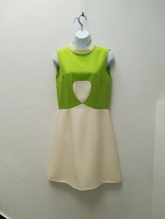 "NIWI DRESS Handmade dress 100% Polyester Colors: lime, ivory dress This dress is made under request, so there is no stock. Since is only made under request, can not be returned ( read my policies concerning conditions for exchanges or returns) CAN I CHANGE THE COLOR? YES Just add to your cart the listing special request, aswell for lining or other changes as alterations https://www.etsy.com/uk/listing/624364219/special-requests?ref=shop_home_active_1&frs=1 ARE YOU ON A RUSH? Do you need the Retro Beige A-line Dress, Fitted Beige Retro Dresses, Green Retro Vintage Dress, White A-line Retro Vintage Dress, Green Fitted Vintage Dress, 1970s Style Green Summer Dresses, Vintage Fitted Green Dress, Green Sleeveless Retro Vintage Dress, Retro Fitted Green Mini Dress