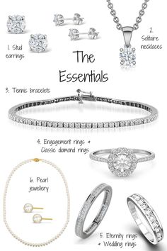 Jewellery Essentials, Capsule Wardrobe Jewelry, Look Working Girl, Indian Diamond Jewellery, Bangles Bracelets, Sterling Silver Jewellery, Indian Wedding Jewelry, Classy Jewelry