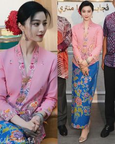 Edward Hutabarat, Fan Bing Bing, Kebaya Bridesmaid, Sea Clothing, Dress Brokat Modern, Cultural Wear, Fits Inspiration, Traditional Thai Clothing, Sea Clothes