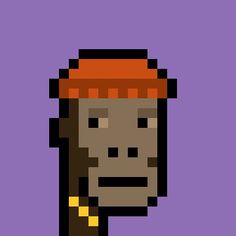 an old pixel art style image of a man in a hat