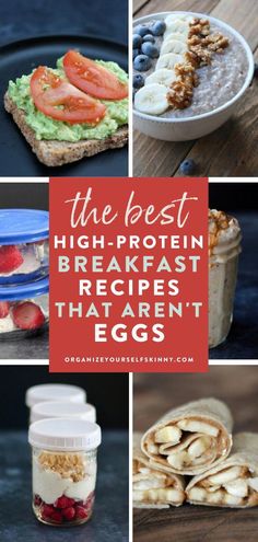 the best high - protein breakfast recipes that aren't eggs are on this list