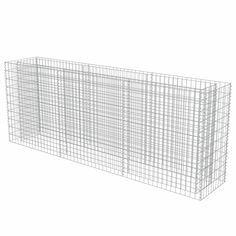 a large metal cage is shown against a white background