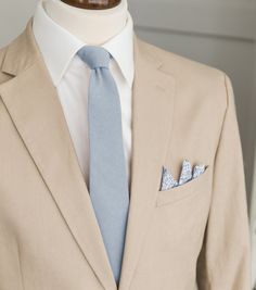 Tan Tux, Shark Wedding, Tan Suit Wedding, Khaki Wedding, Blue Groomsmen, Baby Blue Weddings, Grooms Attire, Tan Wedding