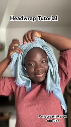 Headwrap Diy, Turban Headband Tutorial, Head Scarf Tying