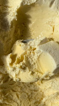 a scoop of ice cream in a bowl