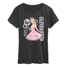 Wicked - Glinda You've Been Glindafied - Women's Short Sleeve Graphic T-Shirt Elphaba And Glinda, Plus Size Fits, Cut Tshirt, Tee Shop, Sleeve Styles, Wicked, Fitness Fashion, Top Shirt, Graphic Tshirt