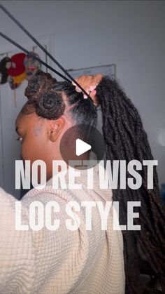 muny 🎈 | Content Creator on Instagram: "NO retwist loc style 🤭 . 3 weeks no wash & we're making it work lol 😍  • • • #reels #locstyles #locstylesforwomen #womenwithlocs #explore" Hats On Locs, Styles For Untwisted Locs, No Retwist Styles For Women, Bride Dreadlocks Wedding Styles, Loc Style Ideas Black Women, Wedding Guest Locs Hairstyles, Locs And Fashion Black Women, Hairstyles For Locs No Retwist, Styles For Locs Without Retwist