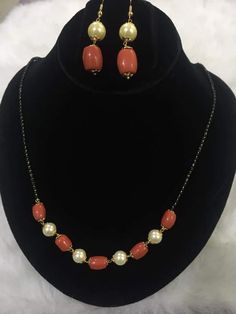 Coral Jewellery, Beads Collection, Gold Necklace Indian Bridal Jewelry