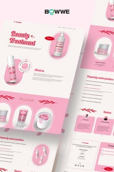 Beauty Website Template Beauty Product Email Design, Cute Infographic Design, Product Email Design, Y2k Website, Product Banner, Free Business Logo, Business Card Logo Design, Ecommerce Design, Webpage Design