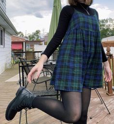 Thanksgiving Outfit Ideas Plus Size, Vintage Fall Outfit Ideas, Plaid Dress Outfit Grunge, Mid 20s Fashion Outfits Fall, Transfemme Summer Fashion, Bookworm Aesthetic Outfit Plus Size, Plus Grunge Fashion, Mod Style Women Outfits, Dress With Shirt Underneath Plus Size