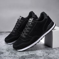 New Leather Men Running Shoes Winter Warm Unisex Sneakers Lightweight Women Walking Shoes Soft Winter Running Shoes, Couple Sneakers, Men Running, Walking Shoes Women, Shoes Soft, Casual Sport Shoes, Shoes Lace, Running Shoes For Men, Shoes Winter