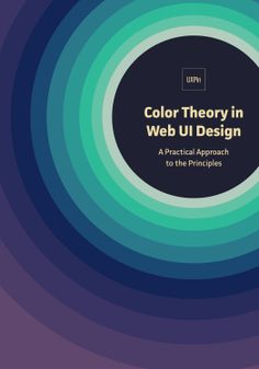 the cover of color theory in web ui design