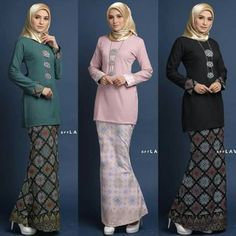 Baju Kurung Songket Modern, Design Baju Kurung Fashion, Baju Kurung Fashion, Kurung Modern, New Hijab, Moslem Fashion, Hijab Fashionista