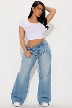 Buy Amira Elastic Waistband Ripped Baggy Jeans in MediumWash from Fashion Nova. These Jeans are available in most sizes. Receive free US shipping on order Ripped Baggy Jeans, Baggy Ripped Jeans, High Rise Jeans, Baggy Jeans, High Jeans, Ripped Jeans, Christmas List, Leg Jeans, Fashion Nova