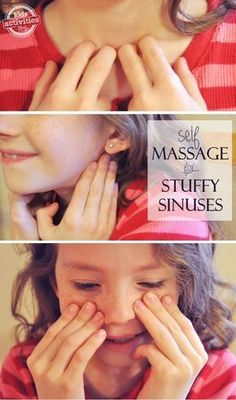 Sinus Massage, Natural Remedies For Congestion, Chest Congestion Remedies, Congestion Remedies, Lymph Massage, Congestion Relief, Sinus Congestion, Chest Congestion