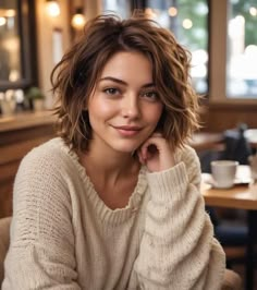 Short Flippy Hair, Short Flippy Hairstyles, Flippy Hairstyles, Flippy Hair, Wavy Or Curly Hair, Curly Prom Hair, Stylish Haircuts, Hair Flip, Trendy Haircuts