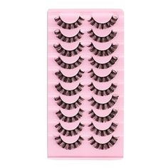 Popular Style Strip Lashes Private Labels Faux Synthetic fiber Eyelash Extension Strip Deep Curl Eyelash Features: A box of 10 pairs of roll, - fiber false eyelashes, large curvature, instantly enlarge your eyes Suitable for all looks, whether daily life, stage, party Available in 5 different sizes and mixed packs, they can be purchased on demand 3D effect, more , upgrade soft stem does not stick out Natural bushy, easy and original eyelashes muddy as one Product Description: A box of 10 pairs o Russian Eyelashes, Party Make-up, Wispy Eyelashes, Russian Lashes, Lash Extensions Makeup, Mink Eyelash Extensions, Natural False Eyelashes, Lashes False, Wispy Lashes