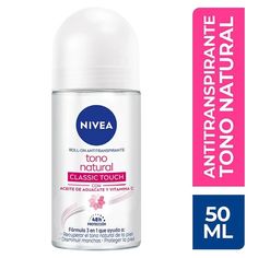 5  PACK NIVEA ROLL ON ANTIPERSPIRANT 50ML EA ACLARADO NATURAL CLASSIC TOUCH Nivea Roll On, Antiperspirant, Roll On, Rolls, Makeup, Make Up, Nature