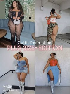 Shein Outfit Recreations✨Plus size Edition Club Attire, Sister Outfits, Lifestyle Content, Shein Outfits, Baddie Outfits Casual, Food Travel, Cute Simple Outfits